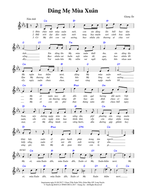 Dâng Mẹ Mùa Xuân