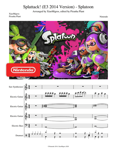 Splattack! (E3 2014 Version) - Splatoon