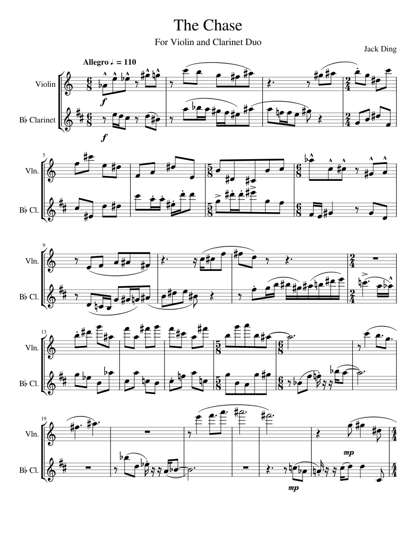 Chase in the dark violin discount