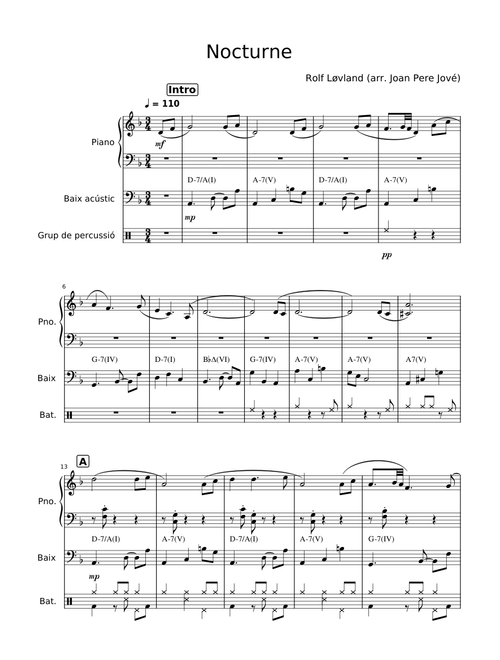 Nocturne - Eurovision Song Contest 1995 (Jazz Trio)