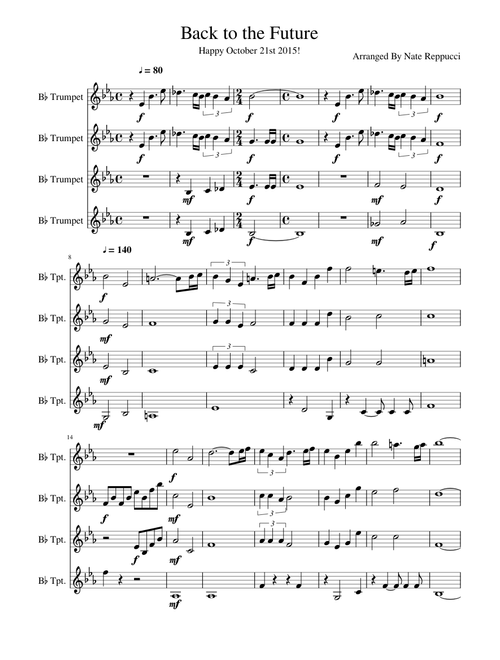Back To The Future Medley (Trumpet)