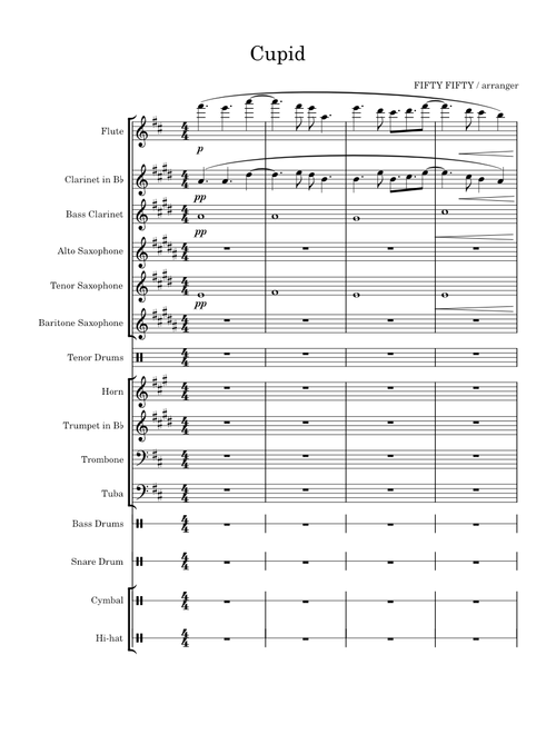Cupid – FIFTY FIFTY cupid - marching band