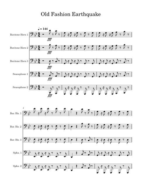 Earthquake Tuba Fanfare – Martin Miller Old Fashion Earthquake