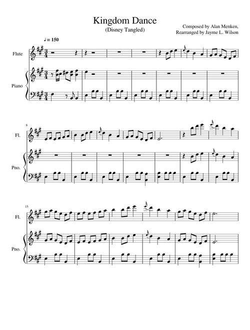 Kingdom Dance By Alan Menken, Rearranged By Jayme W.
