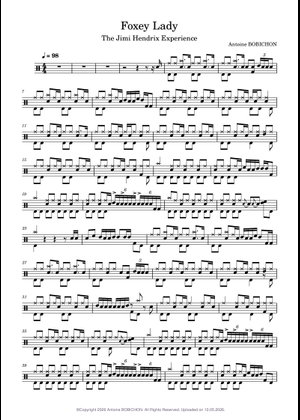 Play Official version of Foxey Lady [Jazz version] Sheet Music by