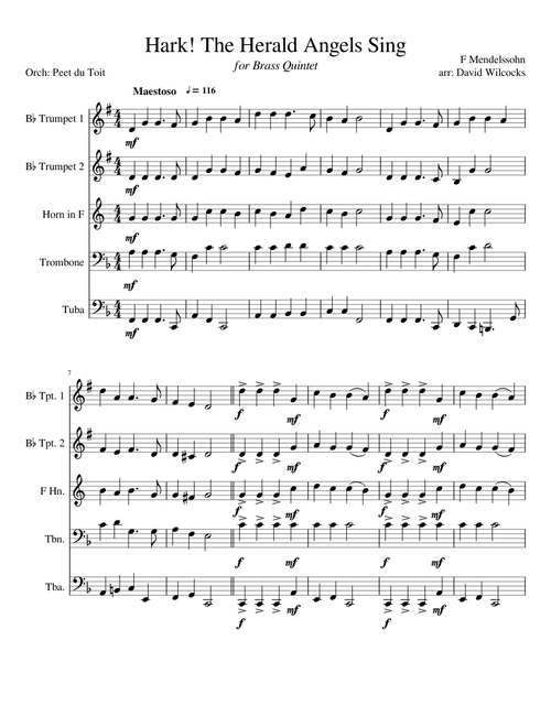 Hark, the Herald Angels Sing - Felix Mendelssohn