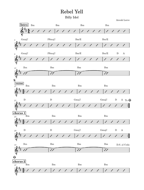 Rebel yell – Billy Idol
