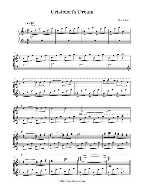Cristofori's Dream - David Lanz