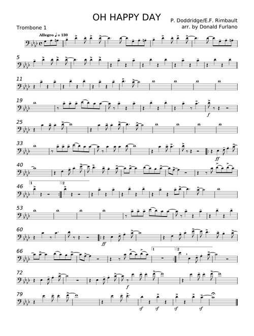OH HAPPY DAY - P. Doddridge;E. F. Rimbault