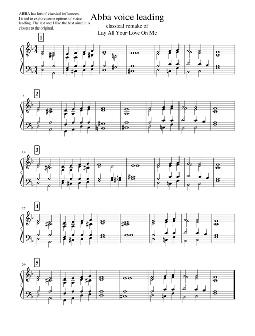 Lay all your love on me – ABBA