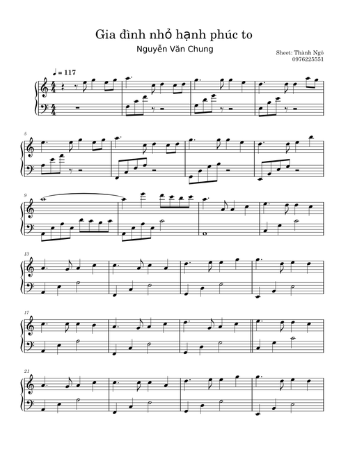 Gia Đình Nhỏ Hạnh Phúc To – Nguyễn Văn Chung