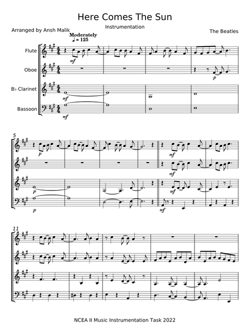 Here comes the sun - The Beatles