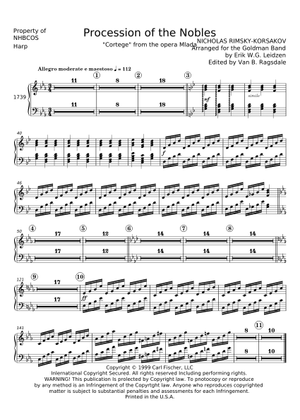 Procession of the Nobles Sheet Music for Flute, Trumpet in b-flat