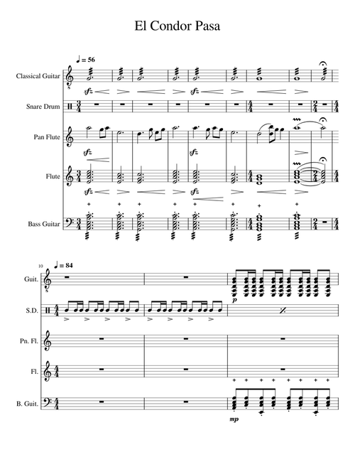 El condor pasa – Misc Traditional