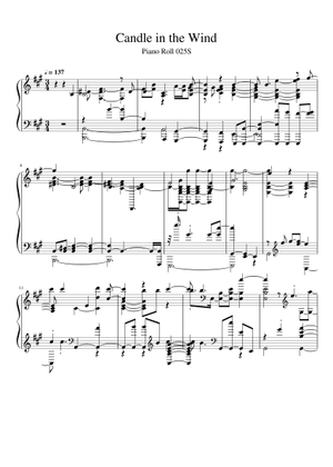 Candle In The Wind by Unknown Sheet Music