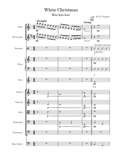 White Christmas – Bing Crosby ('Kus kus kus')