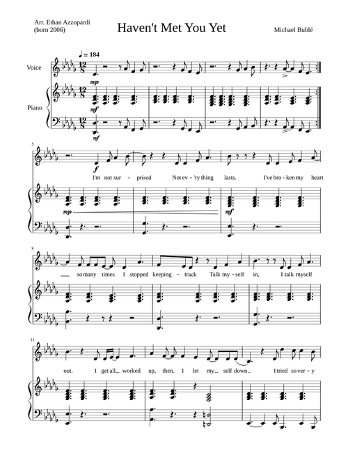 Haven't Met You Yet by Michael Bublé