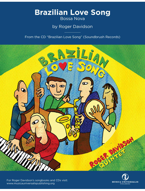 Brazilian Love Song (Bossa Nova) by Roger Davidson (Instrumental Duet and Piano)