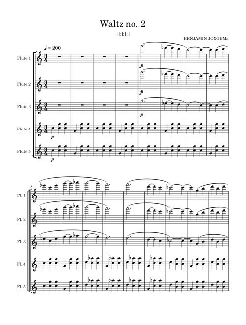 Waltz No. 2 – Unknown author