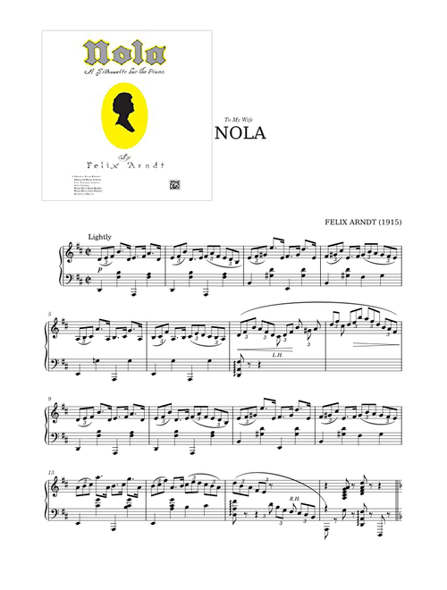 Nola by Felix Arndt (1915)