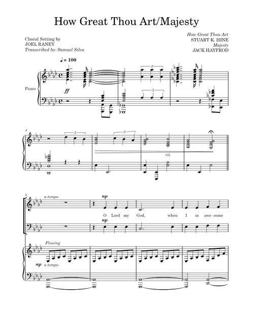 How Great Thou Art with Majesty - Arr. Joel Raney