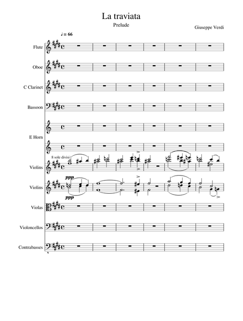 La traviata -- Prelude
