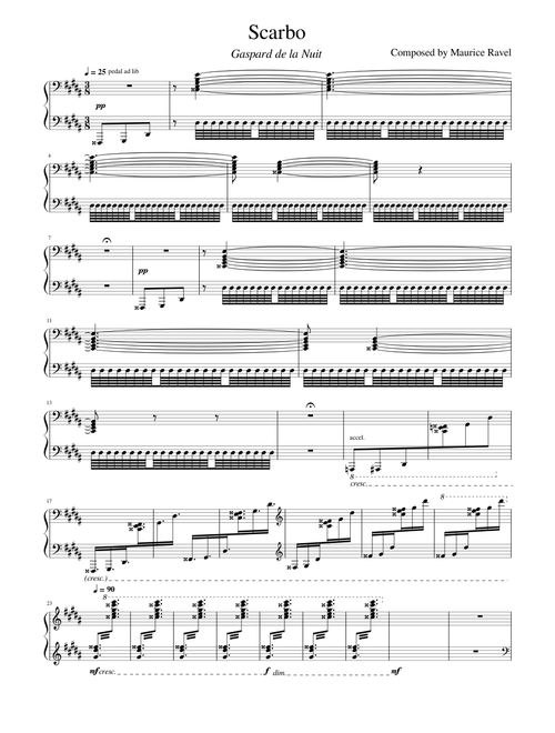 Gaspard de la Nuit: Scarbo – Maurice Ravel