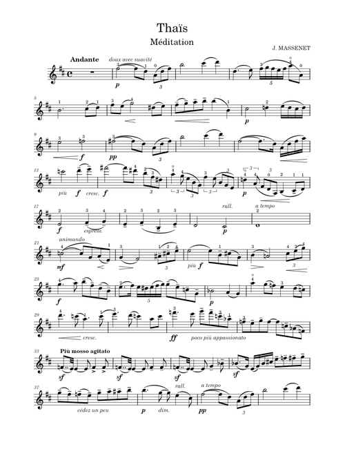 Méditation (Thaïs) – Jules Massenet