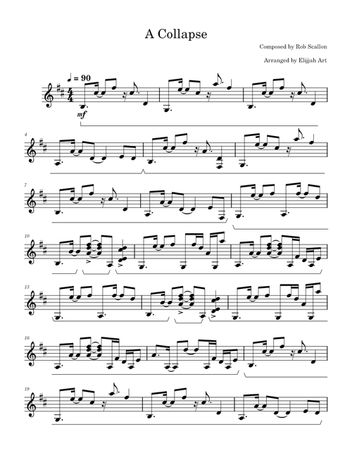 A Collapse (solo vibraphone)