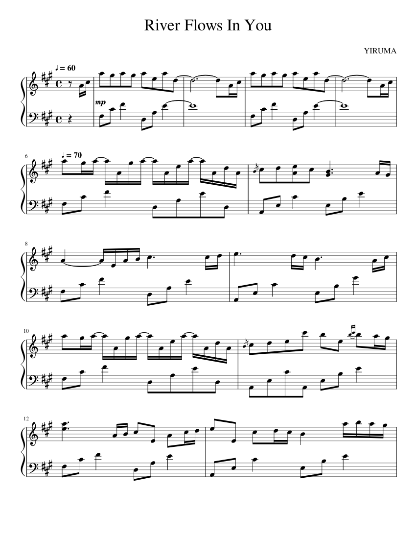 Yiruma river flows ноты для фортепиано. River Flows in you Ноты для фортепиано. River Flows in you на пианино. Yiruma River Flows. Yiruma River Flows in you