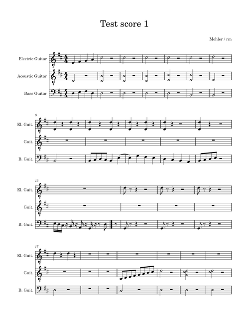Major scales – Lessons - Scales Test score in D- copy