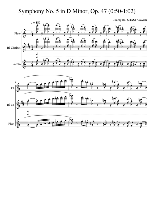 Symphony No. 5 in D minor, Op. 47 - Dmitri Shostakovich