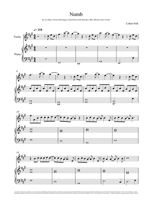 Numb (Arr. André Laitano) - Linkin Park (Instrumental Duet and Piano)
