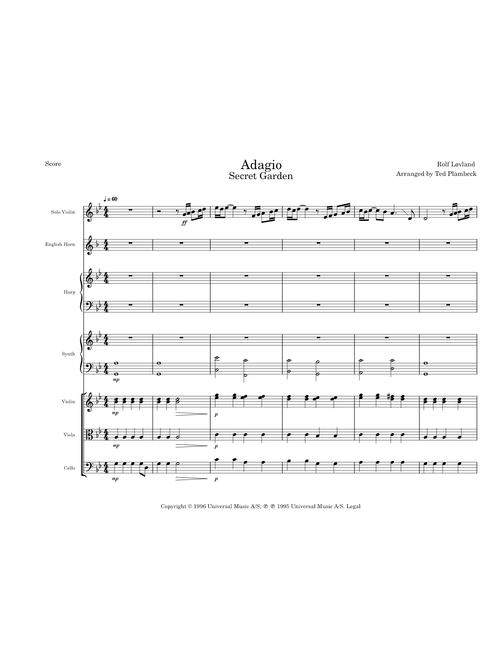 Adagio by Secret Garden