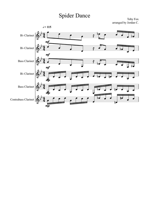 Undertale - Spider Dance (clarinet)