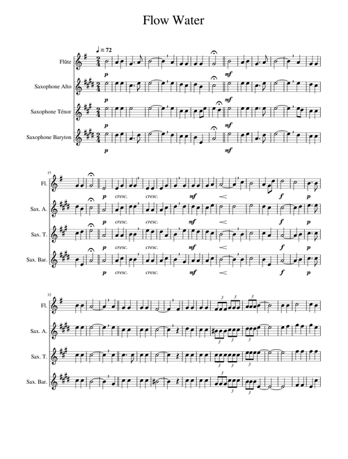 Flow_Water for quartet