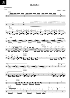 SYSTEM OF A DOWN ギタースコア 楽譜 HYPNOTIZE バンド Hypnotize by System Of A Down Sheet Music for Guitar Tab at