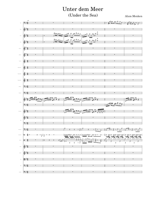 Under the Sea (Unter dem Meer) The Little Mermaid for Orchestra