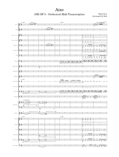 Aizo (JJK OP 5) - Orchestral Arrangement – aqualowtimes