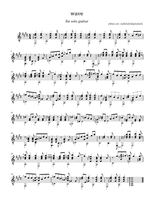 Vou te contar – Antônio Carlos Jobim (solo guitar)