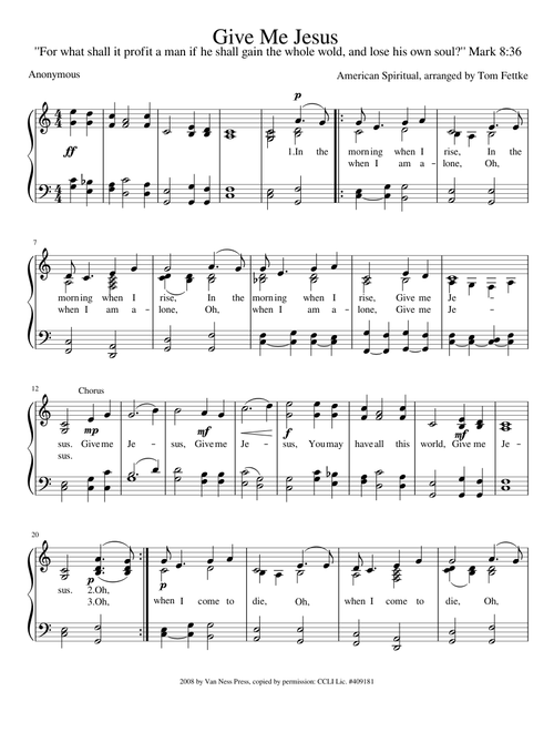 Give Me Jesus