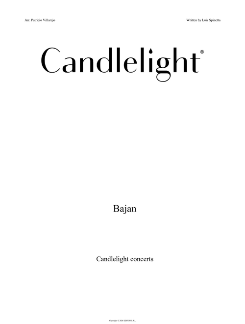 Bajan (Arr. Patricio Villarejo) - Luis Spinetta (String Quartet)