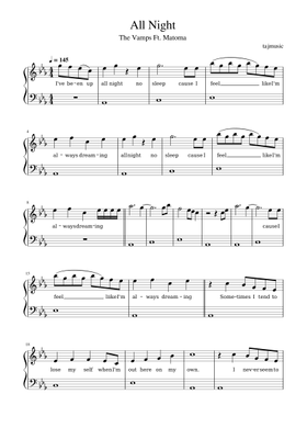 Free The Vamps sheet music | Download PDF or print on MuseScore.com