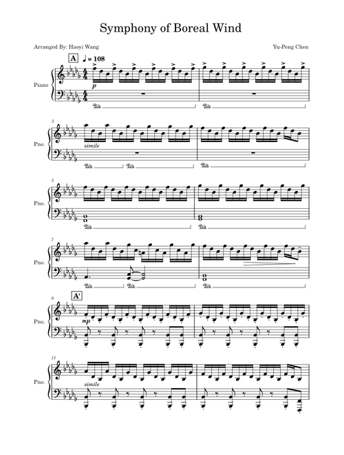 Symphony of Boreal Wind - Yu-Peng Chen