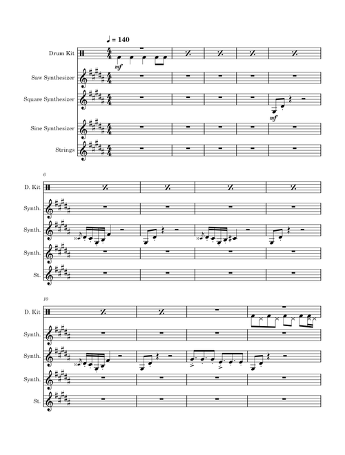 a very bad transcription of air waves
