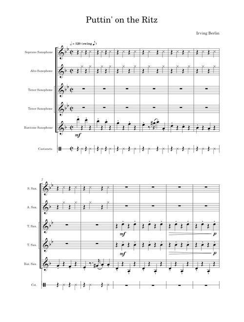 Puttin' on the Ritz – Irving Berlin