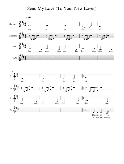 Send My Love (to your new lover)