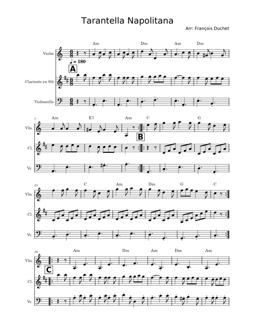 Tarantella Napoletana – Misc tunes Tarantella Napoletana
