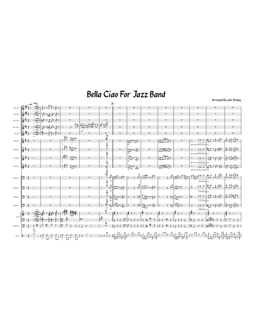 Bella Ciao for Jazz Band
