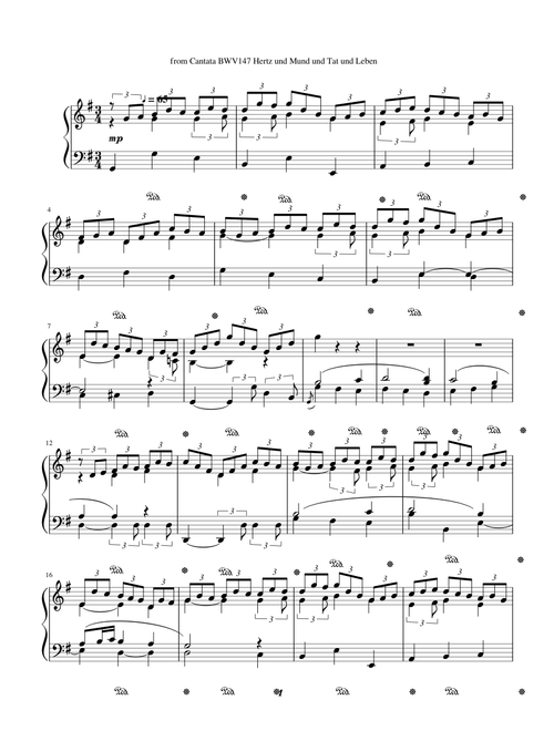 Herz und Mund und Tat und Leben, BWV 147 - Johann Sebastian Bach